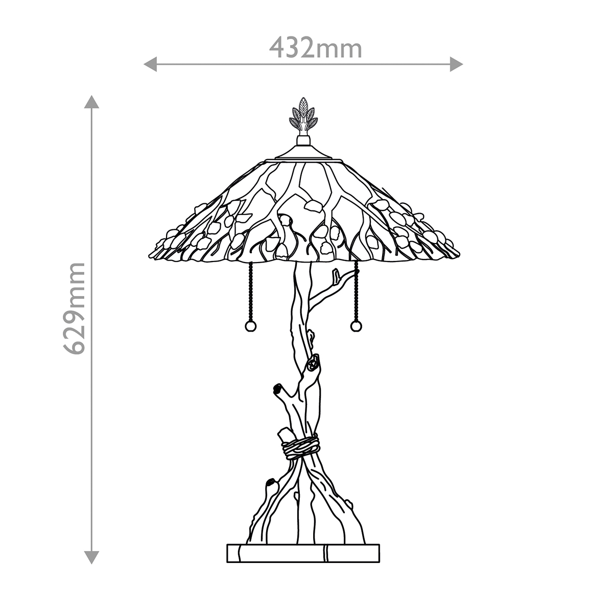 Дизайнерская настольная лампа Whispering, стиль:  7