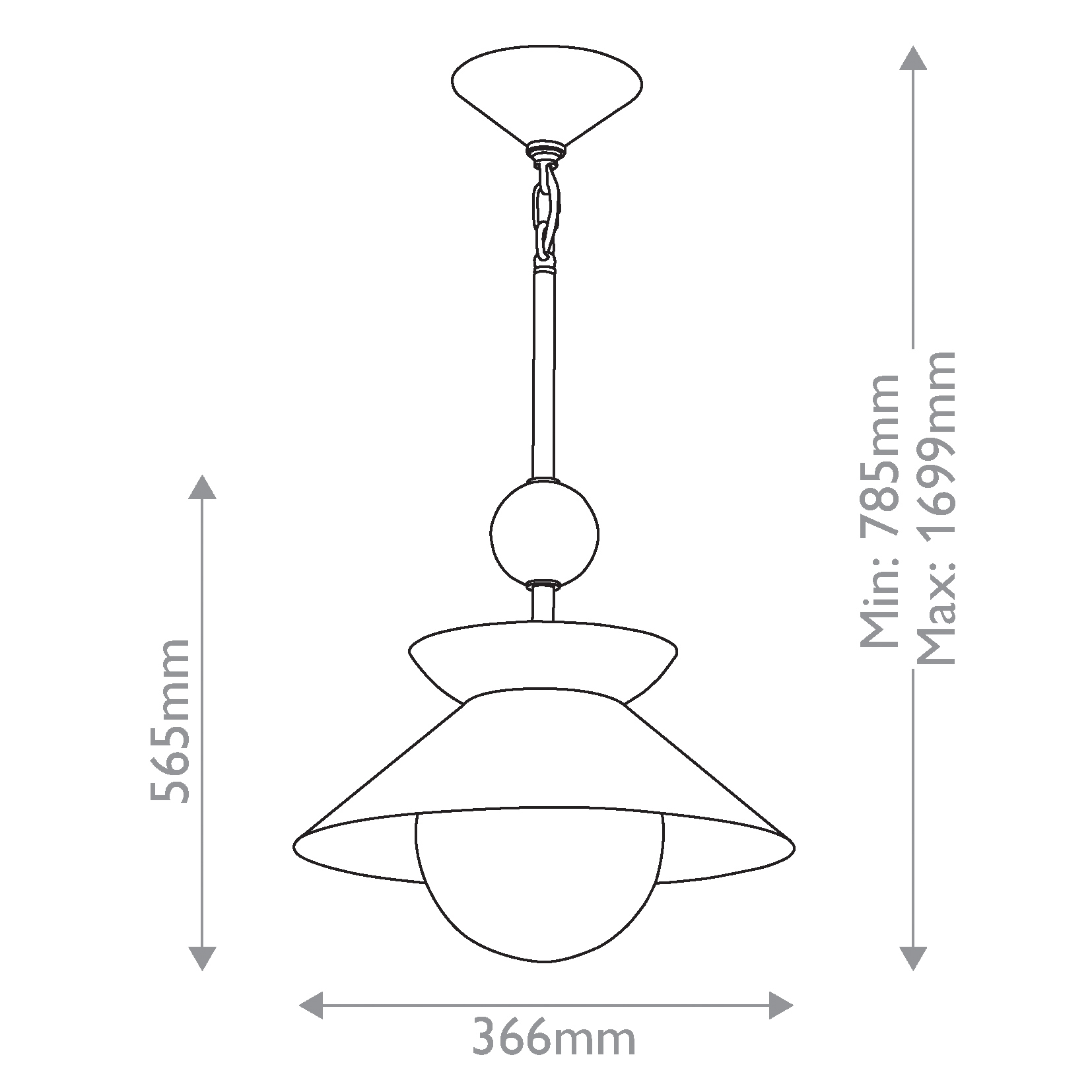Дизайнерский подвесной светильник Saucer, стиль:  7