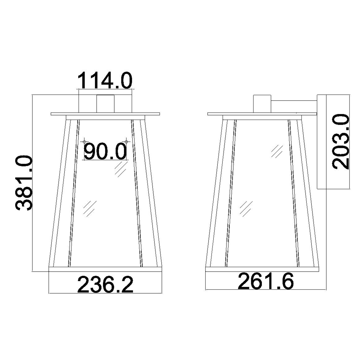 картинка Настенный фонарь HK-WALKER2-L Hinkley, арт. HK-WALKER2-L от магазина Одежда+ 7