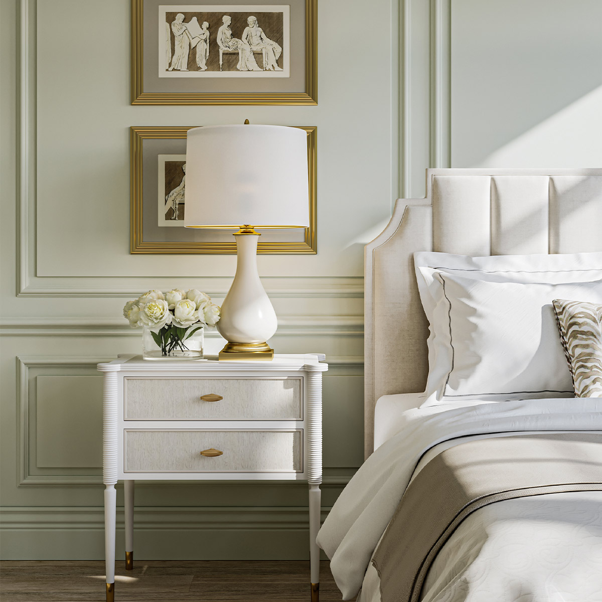 Дизайнерская настольная лампа Lynton, стиль:  5