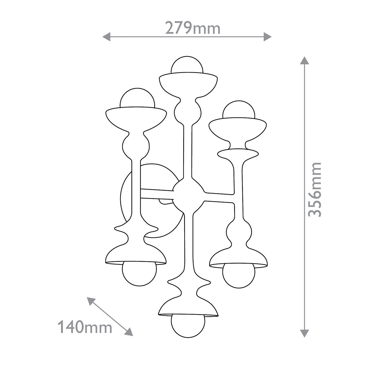 Дизайнерское бра Cadence, стиль:  7