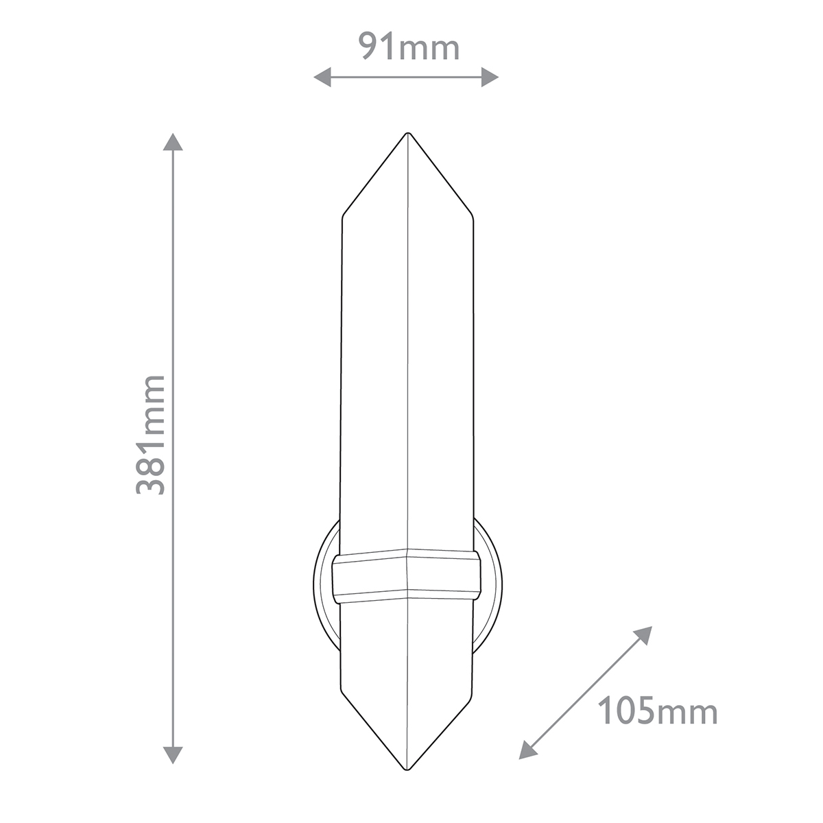 Дизайнерское бра Valencia, стиль:  7