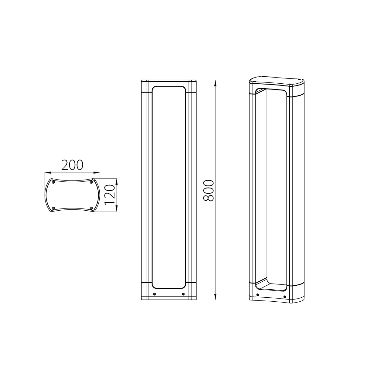 картинка Фонарный столб Natural Concepts, Арт. NC-003121-80-SB от магазина Одежда+ 7