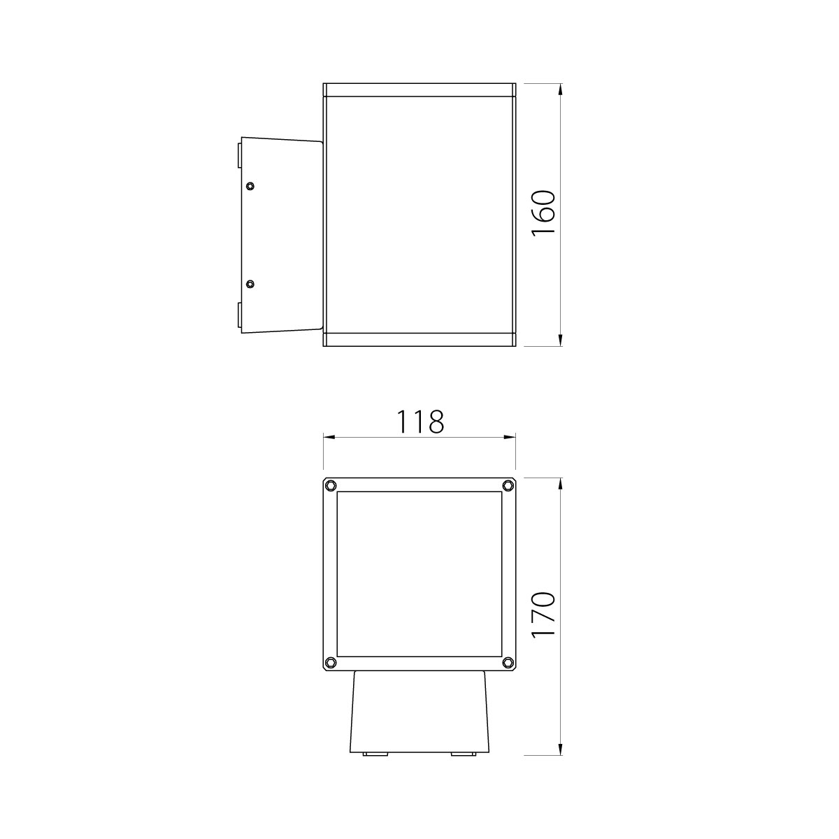 картинка Настенный фонарь Natural Concepts, Арт. NC-803481-DG от магазина Одежда+ 6