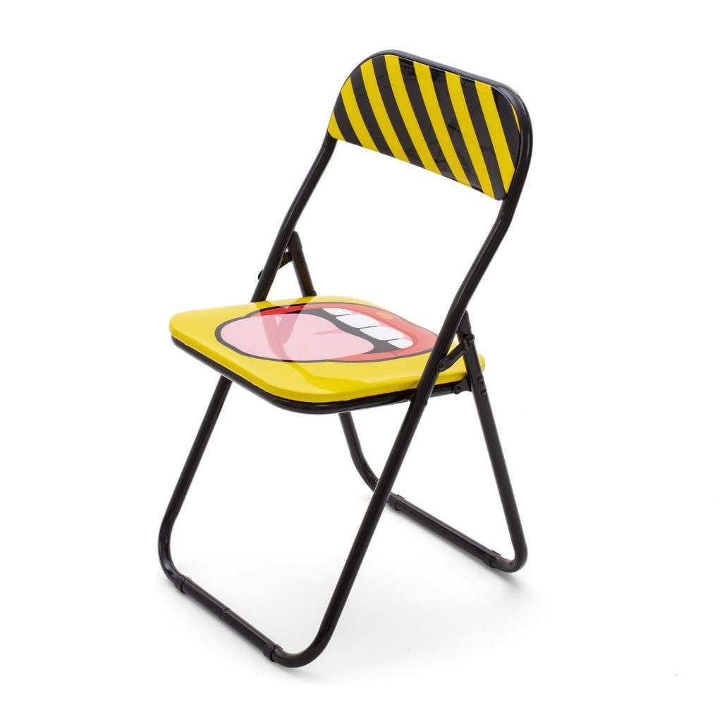 Дизайнерский стул Blow Folding Chair желтый 2