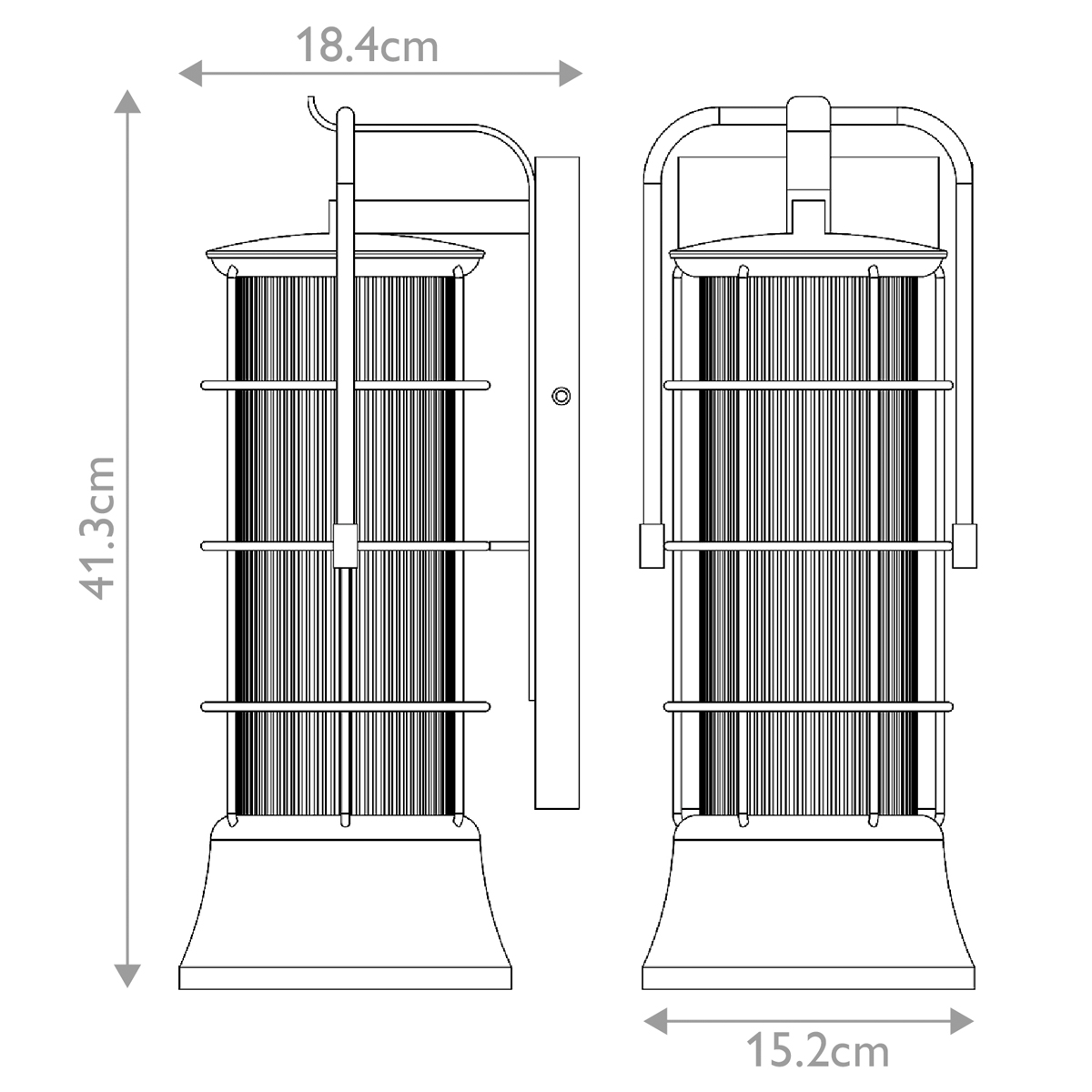 картинка Настенный фонарь Eurofase, Арт. QN-RIVAMAR-M-BLK-GD от магазина Одежда+ 10