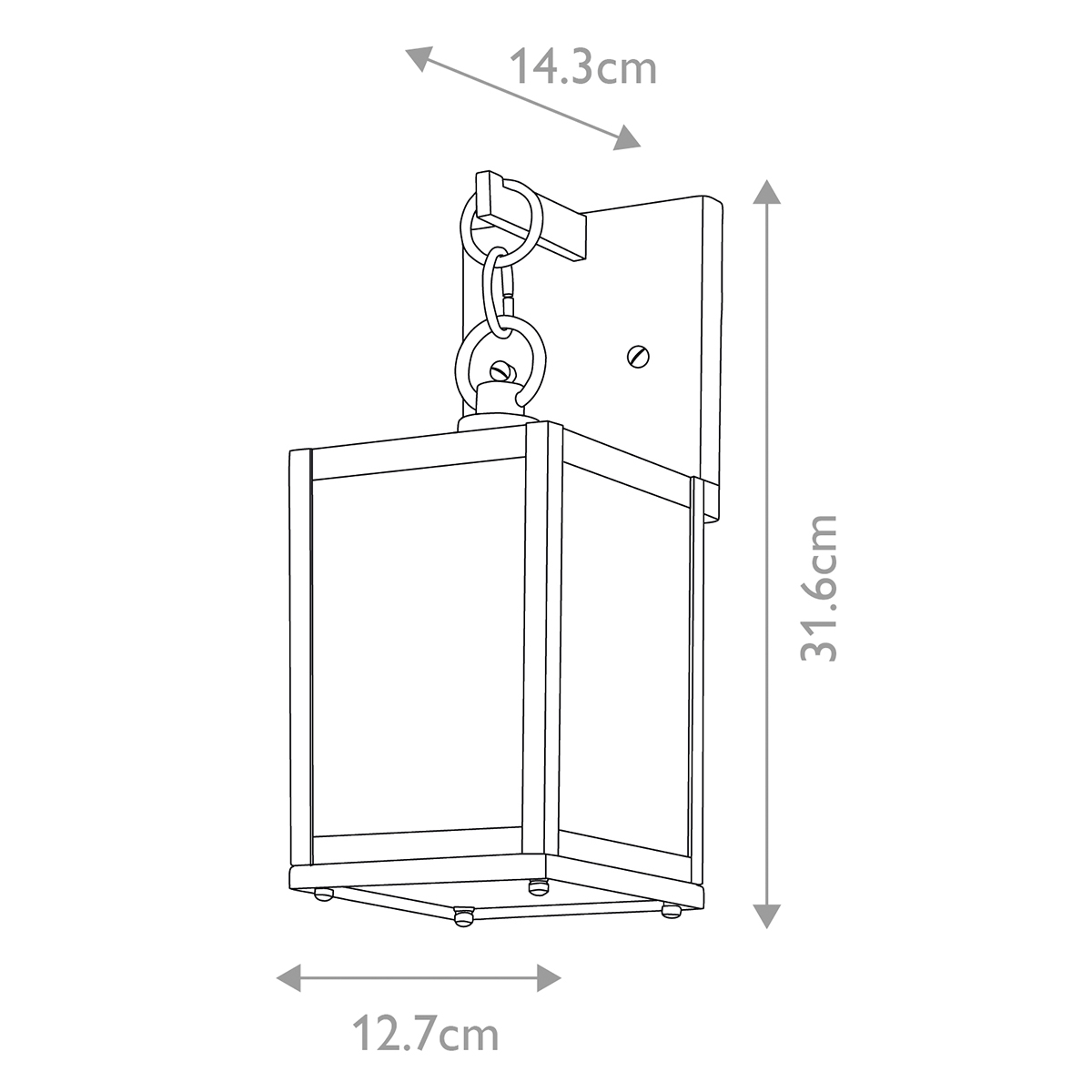 картинка Настенный фонарь Kichler, Арт. QN-LAHDEN2-S-WZC от магазина Одежда+ 6