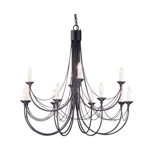 Люстра Carisbrooke Gramercy Home, размеры: 98x280x80 см Дизайнерская люстра Carisbrooke, стиль: английский
