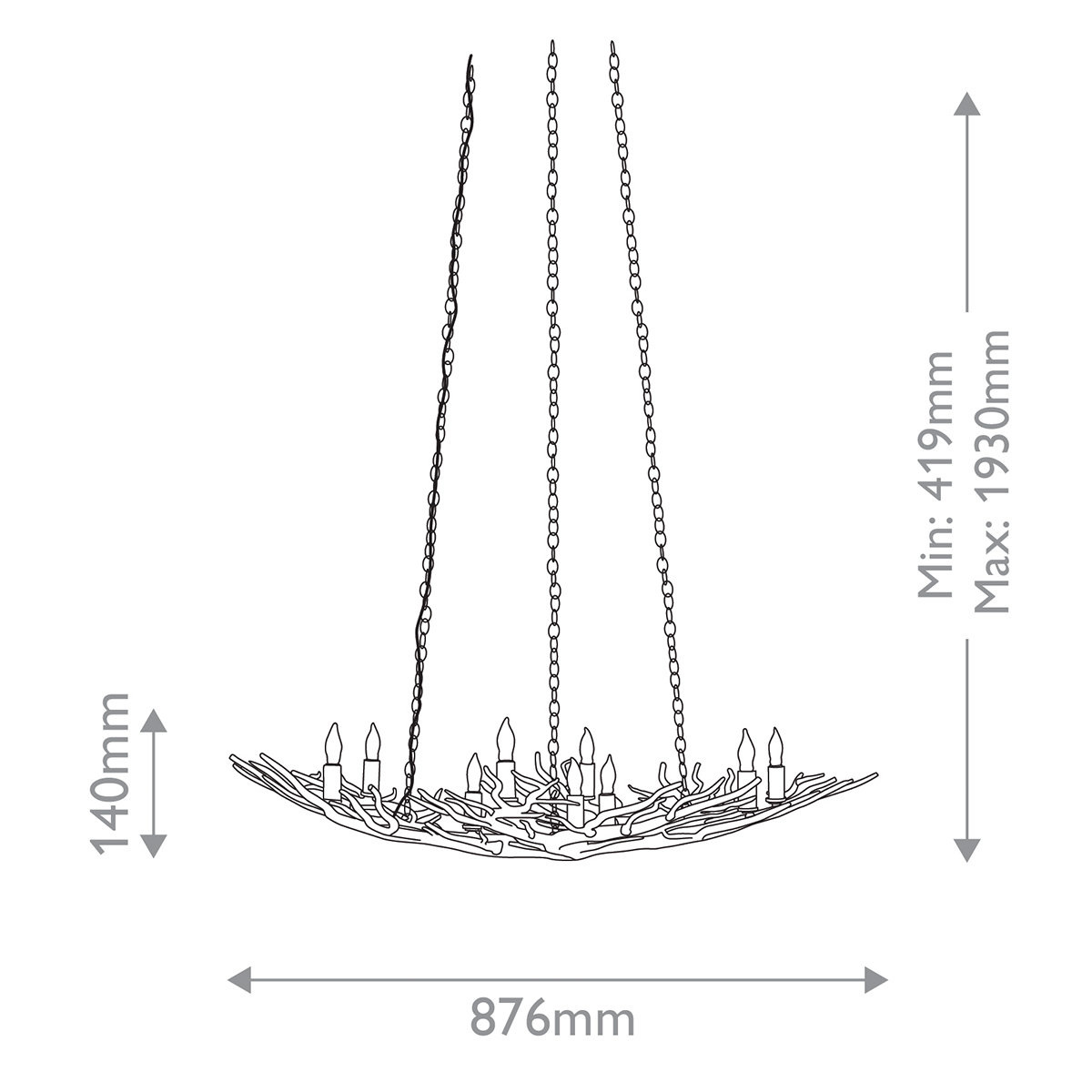 Дизайнерская люстра Rainforest, стиль:  5