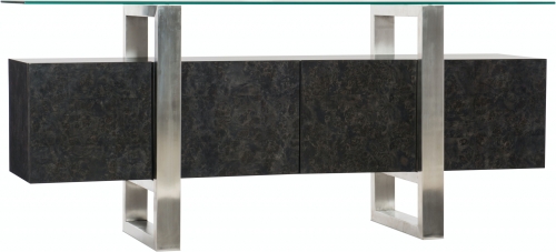 Черная консоль 5585-50 Gramercy Home, размеры: 183x48x81 см Дизайнерская консоль 5585-50 черная