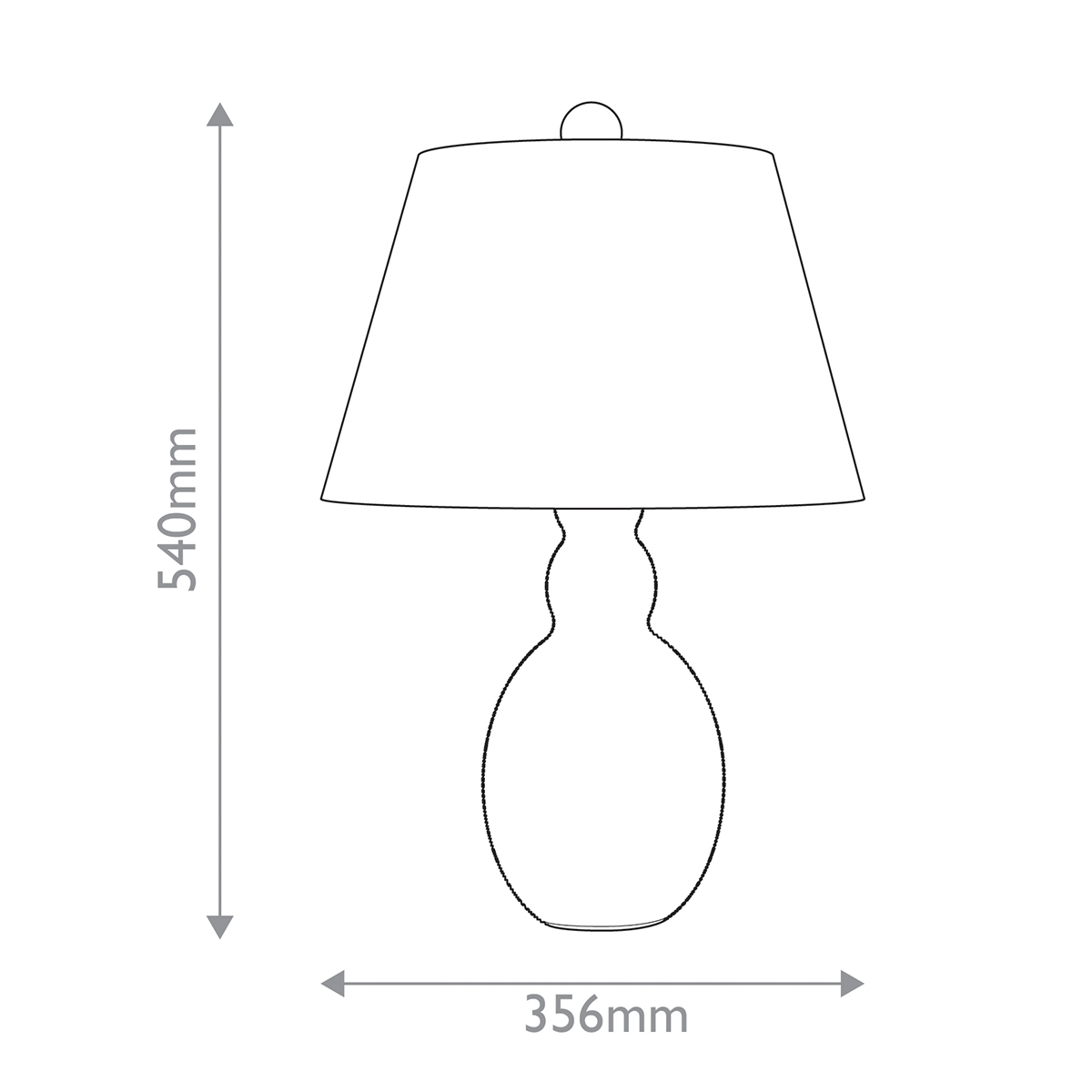 Дизайнерская настольная лампа Basalt, стиль:  5