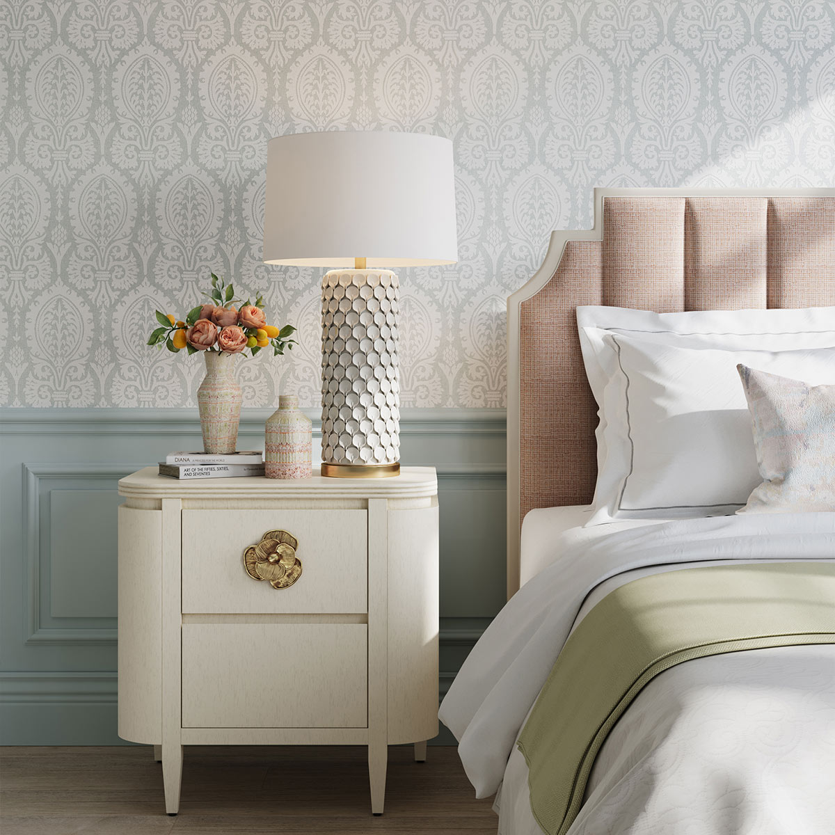 Дизайнерская настольная лампа Calla lily, стиль:  4