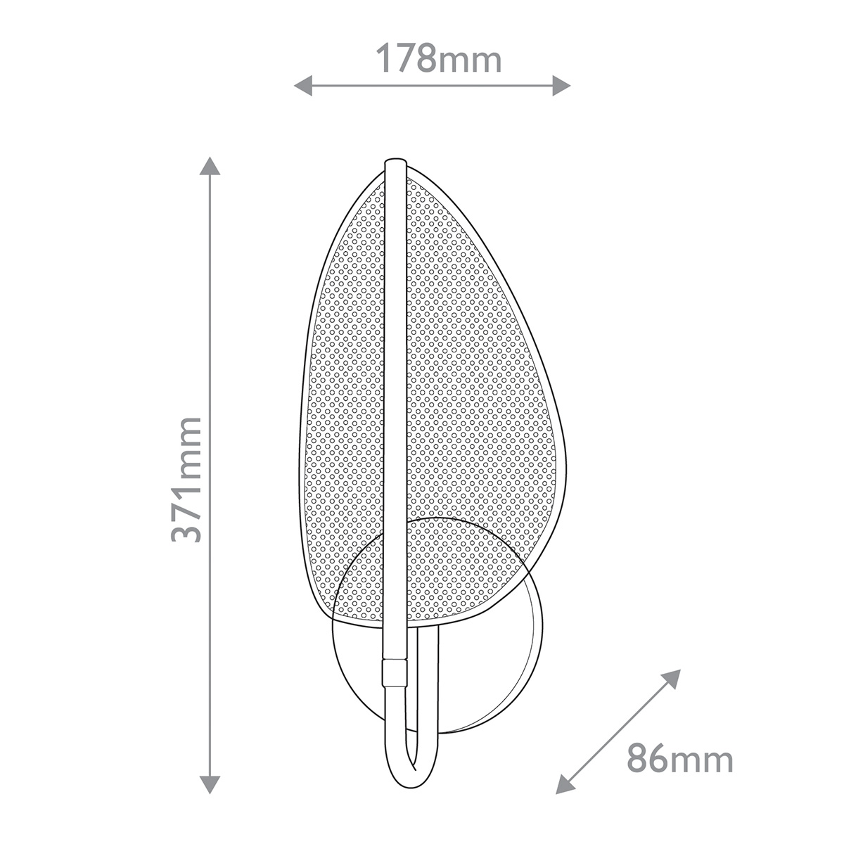 Дизайнерское бра Floriana, стиль:  7