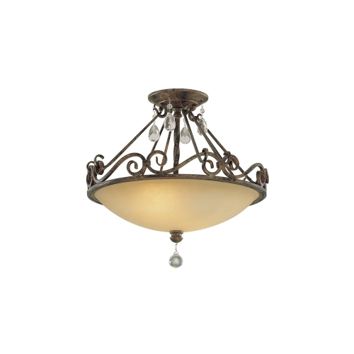 Потолочный светильник Chateau Gramercy Home, размеры: 39,2xx33,4 см Дизайнерский потолочный светильник Chateau, стиль: классический