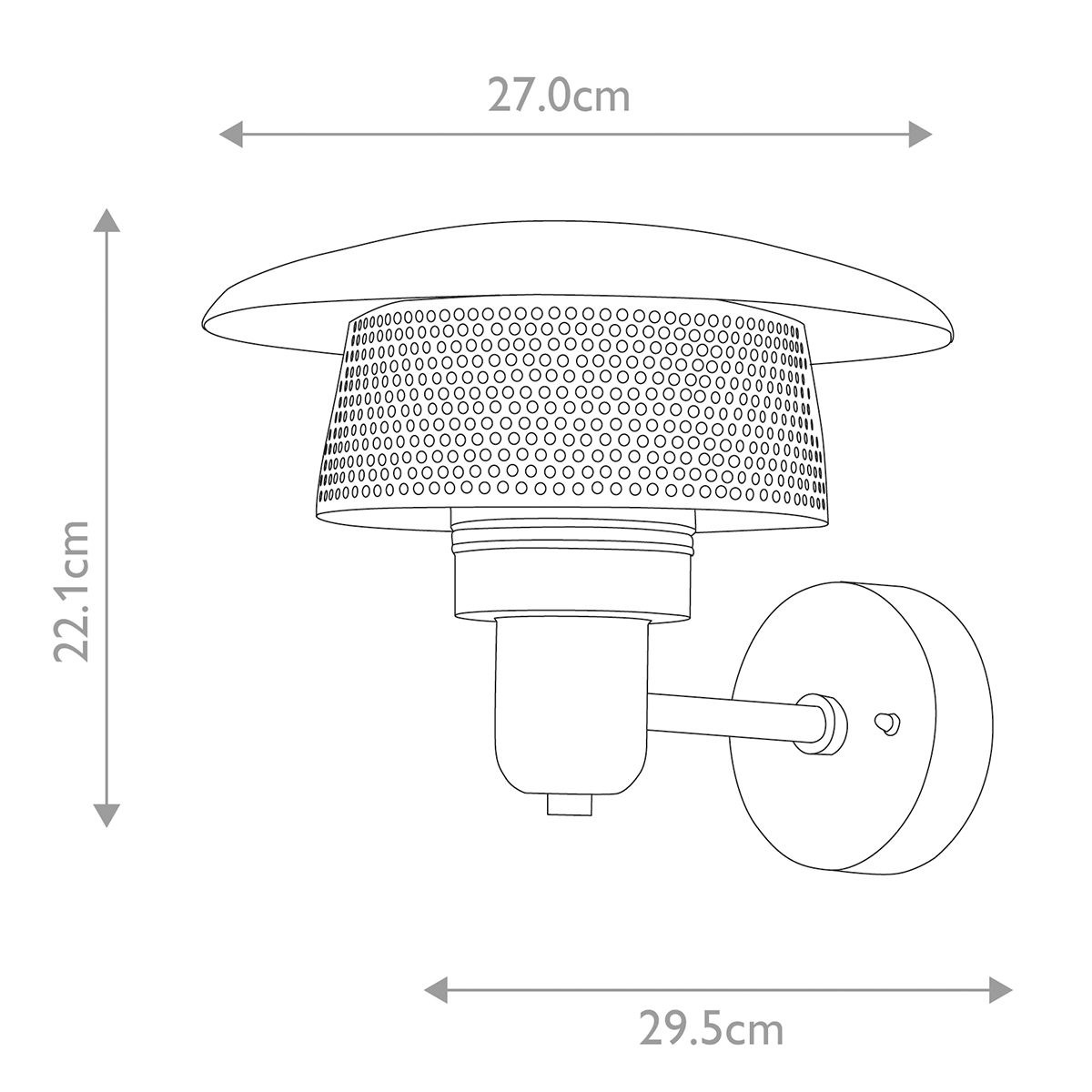 картинка Настенный фонарь Elstead, Арт. SATURNE от магазина Одежда+ 5