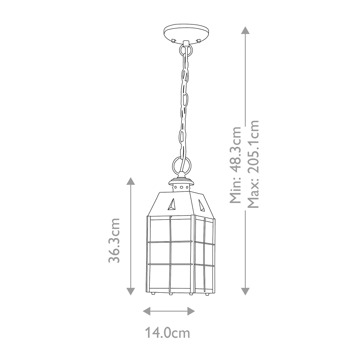 картинка Подвесной фонарь Hinkley, Арт. QN-NANTUCKET8-M-AS от магазина Одежда+ 8