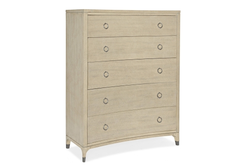 Молочный комод Newport Gramercy Home, размеры: 107x48x147 см Дизайнерский комод Newport молочный