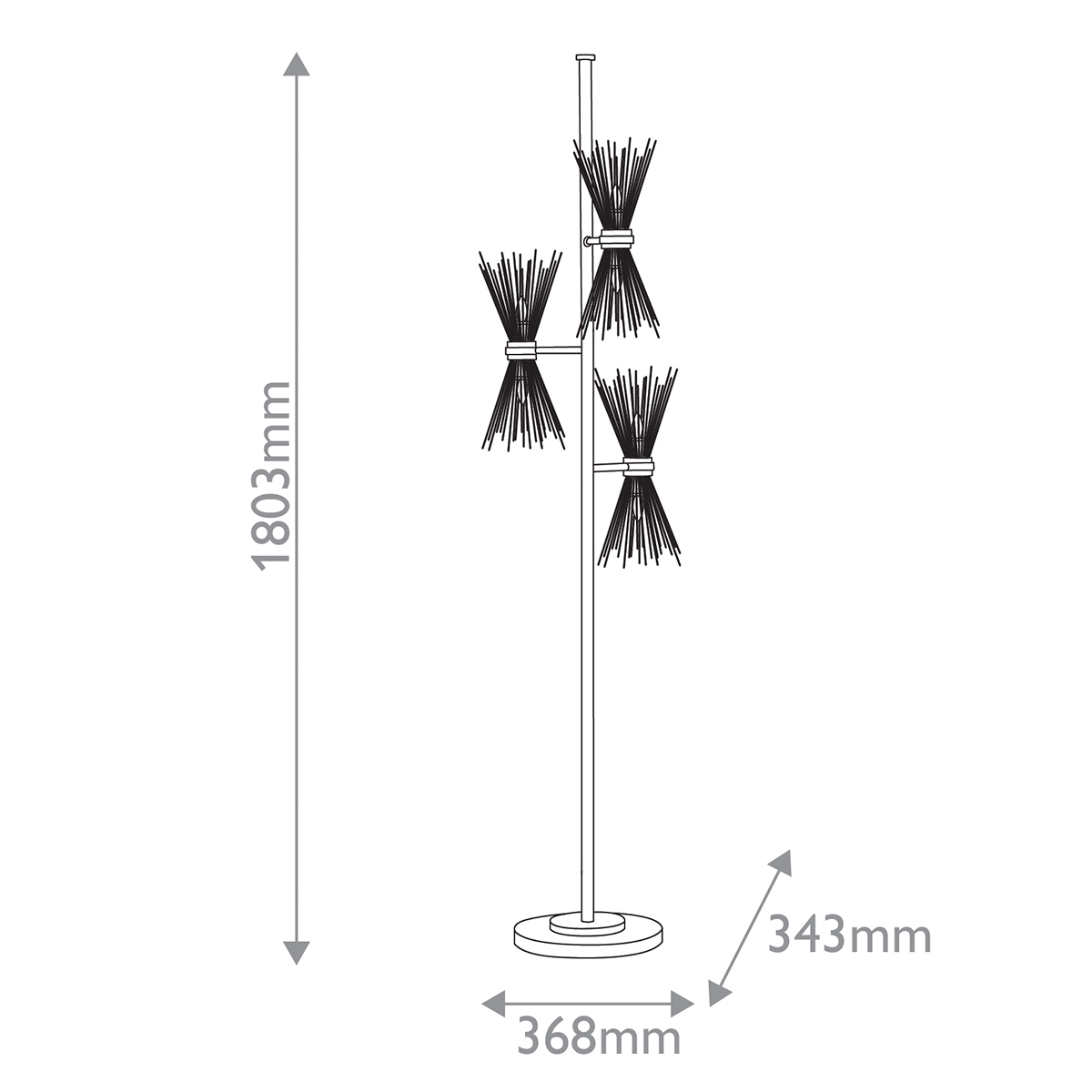 Дизайнерский торшер Novatude, стиль:  7