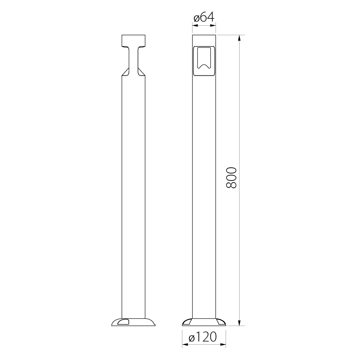 картинка Фонарный столб Natural Concepts, Арт. NC-003249-80-SB от магазина Одежда+ 5