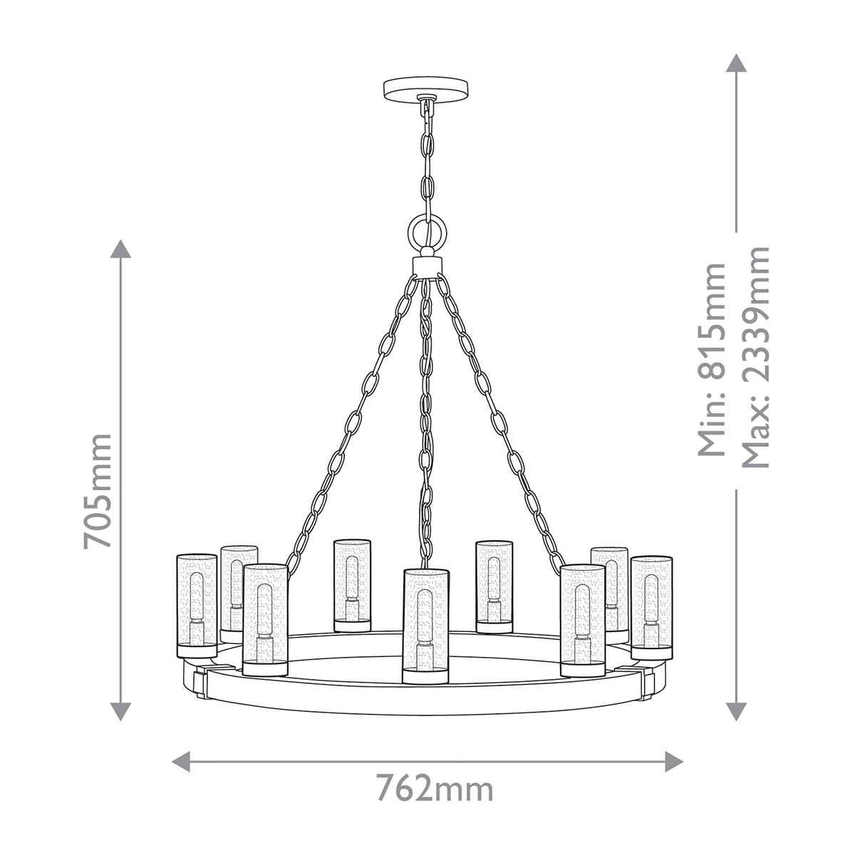 картинка Подвесной фонарь Hinkley, Арт. HK-SAWYER9-SQ от магазина Одежда+ 6