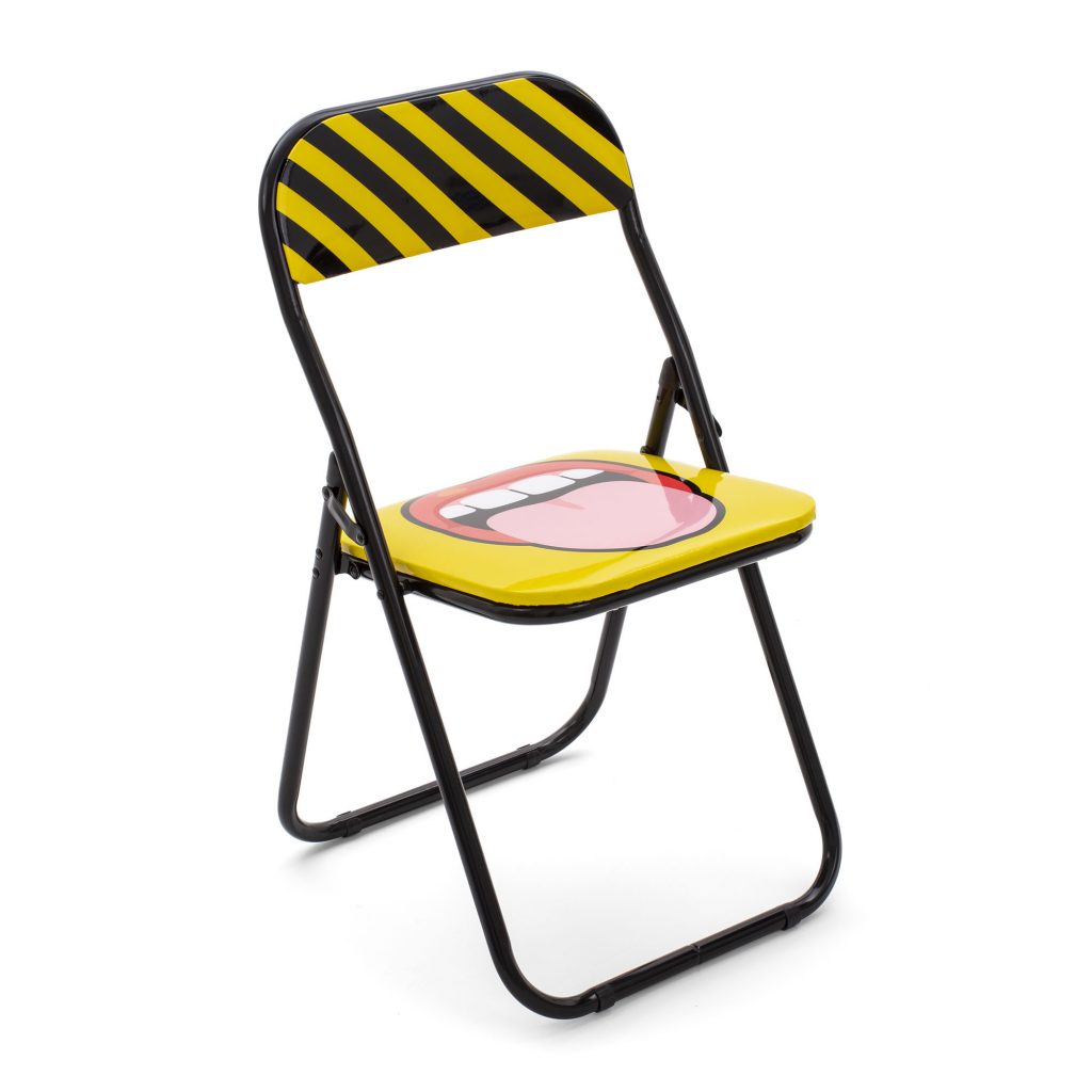 Дизайнерский стул Blow Folding Chair желтый 6