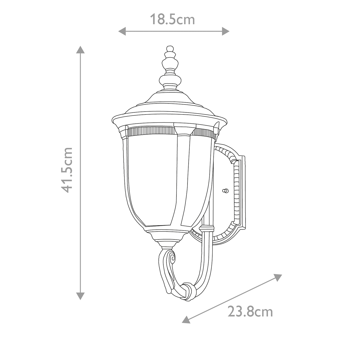 картинка Настенный фонарь Elstead Lighting, Арт. CL1-S от магазина Одежда+ 5