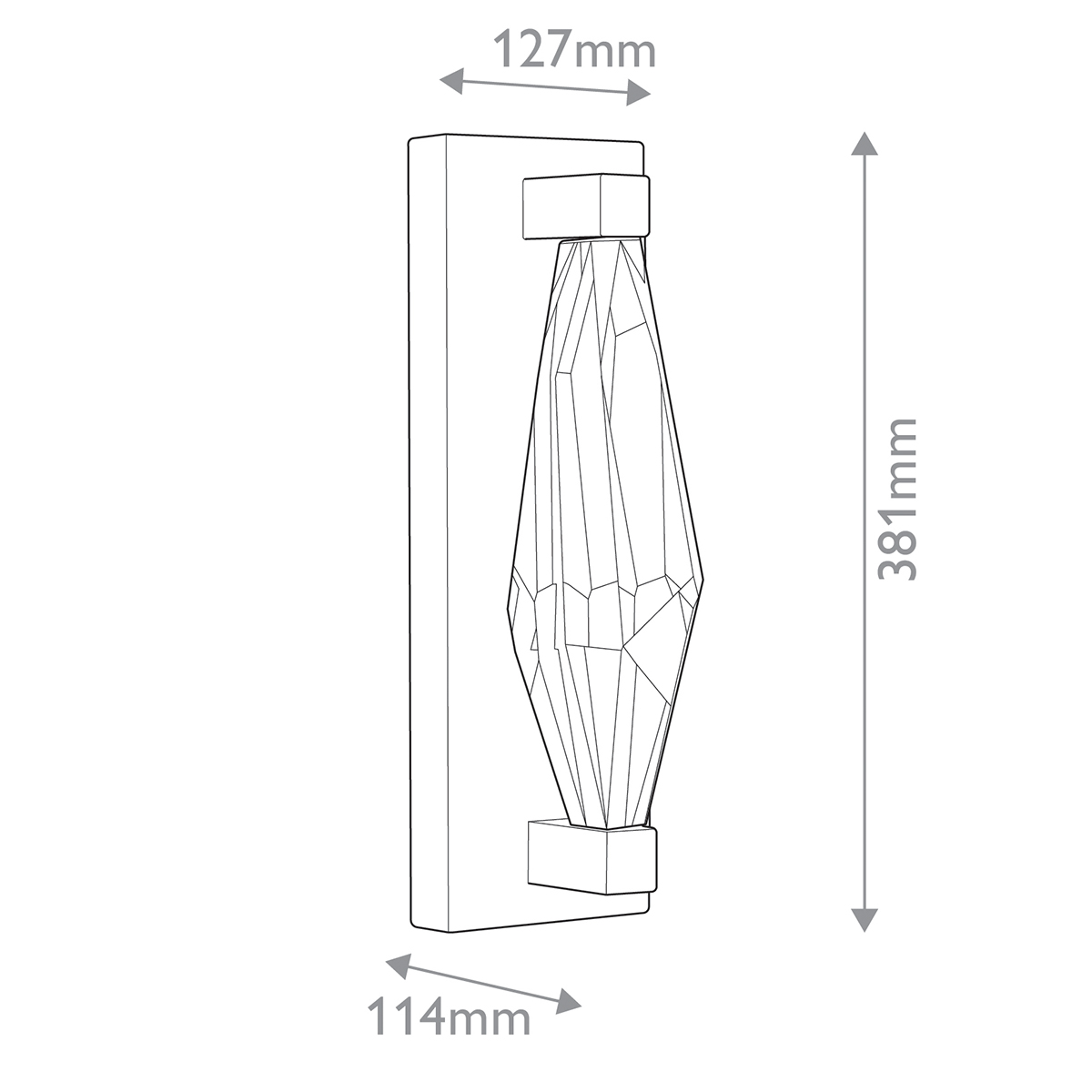 Дизайнерское бра Maisie, стиль:  7
