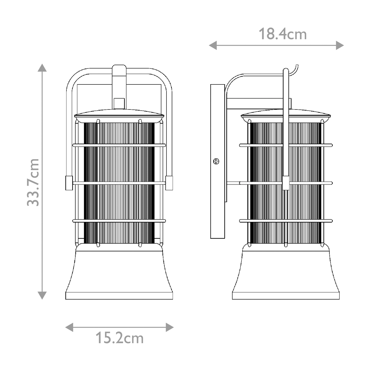 картинка Настенный фонарь Eurofase, Арт. QN-RIVAMAR-S-BLK-GD от магазина Одежда+ 7